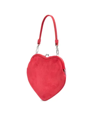 Vivienne Westwood Belle heart-frame ホットフィックス トートバッグ - Red - サムネイル3