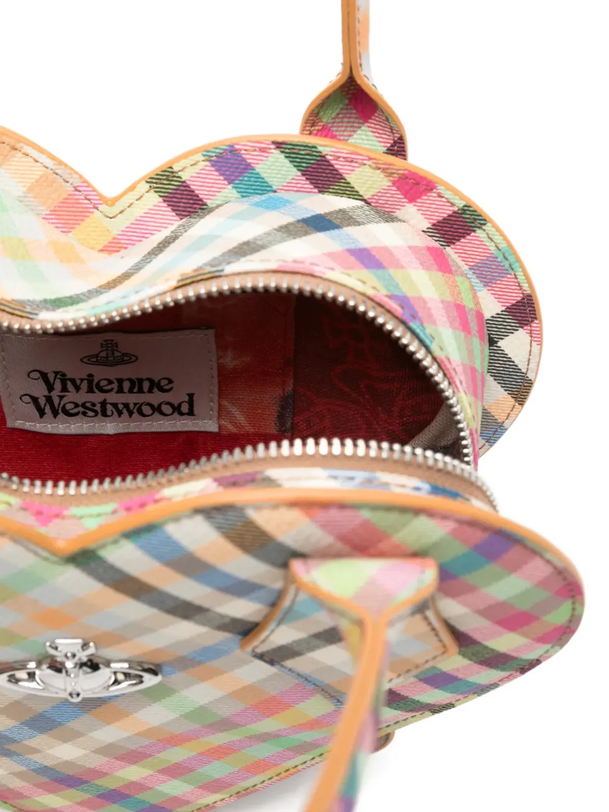Vivienne Westwood ジョセフィーネ ハート柄チェック トートバッグ - Neutrals - 画像5