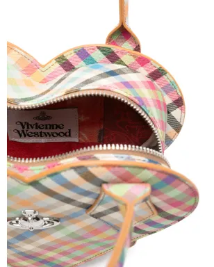 Vivienne Westwood ジョセフィーネ ハート柄チェック トートバッグ - Neutrals - サムネイル5