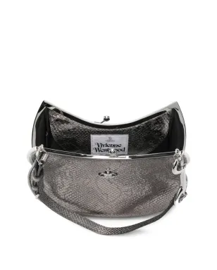 Vivienne Westwood パイソンエンボスレザーショルダーバッグ - サムネイル5