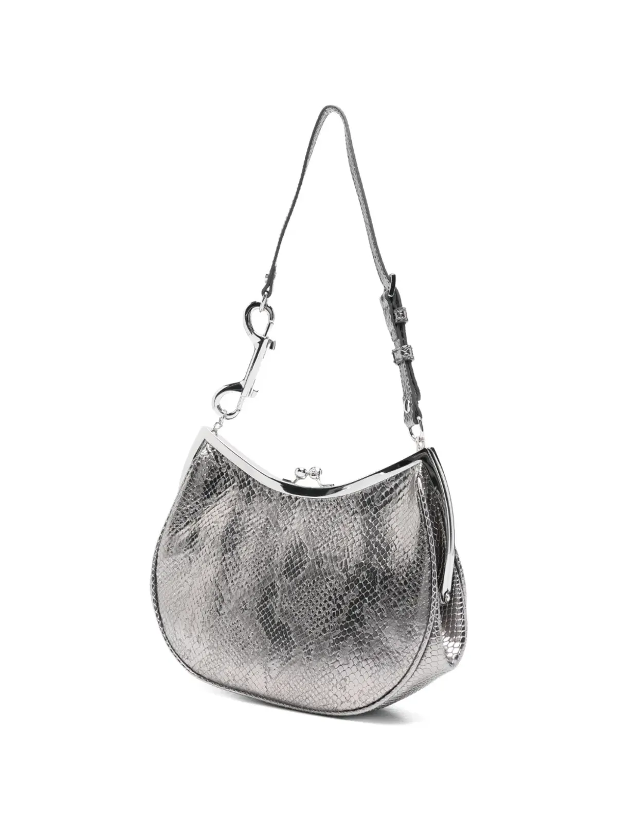 Vivienne Westwood パイソンエンボスレザーショルダーバッグ - 画像3
