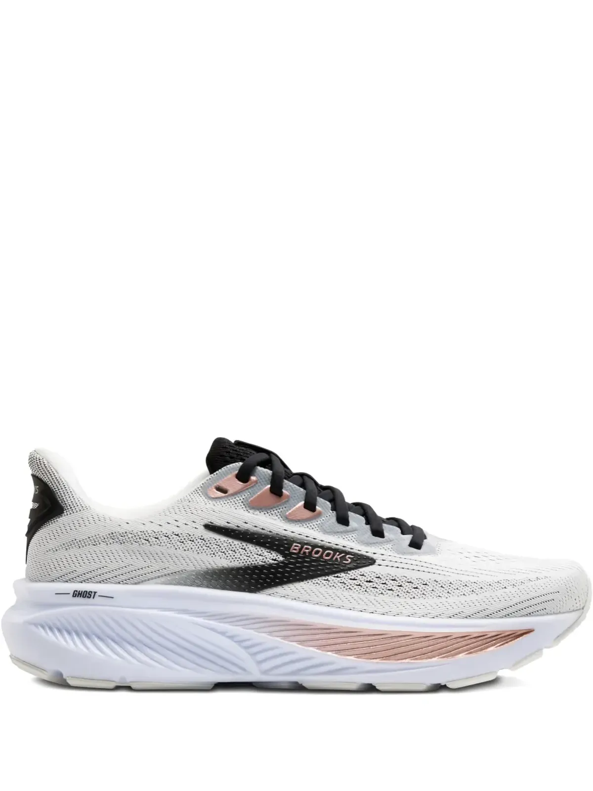 BROOKS Ghost 17 ホワイトスニーカー - 画像1