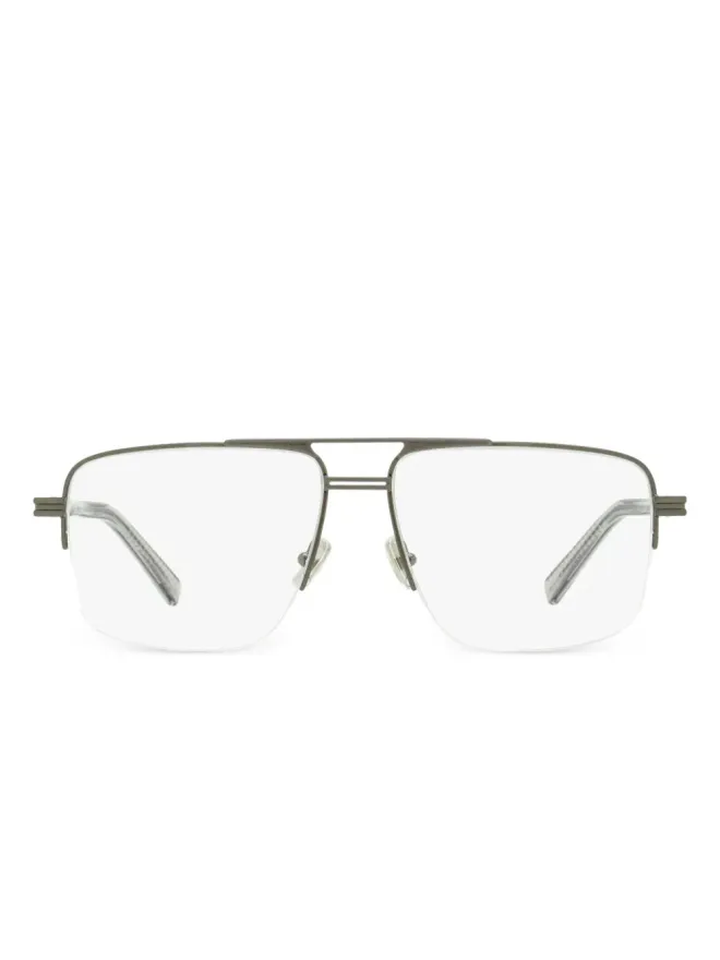 ZEGNA Zegna パイロットフレーム セミリムレス眼鏡の商品画像
