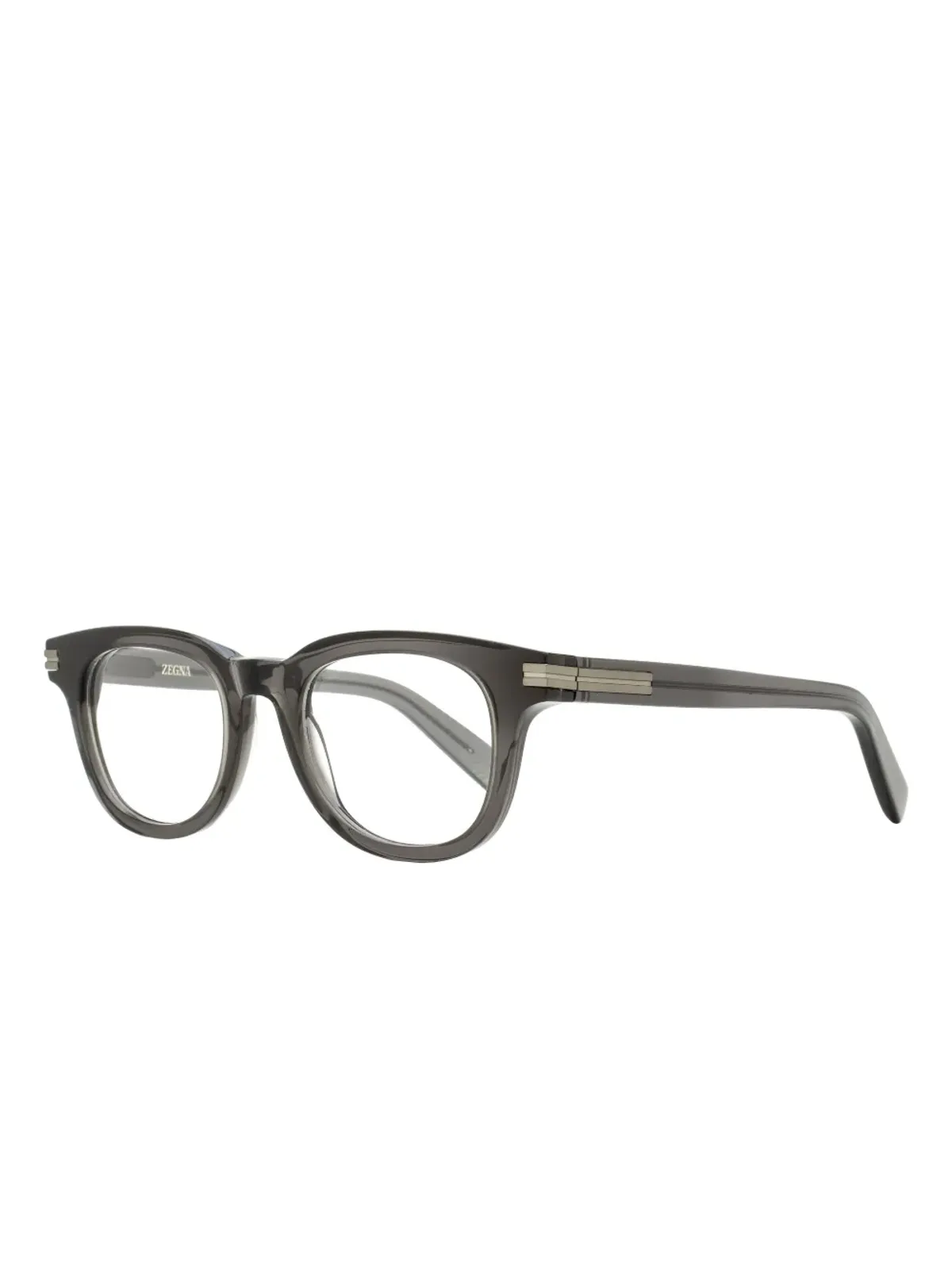 Zegna オーバルフレーム眼鏡 - 画像2