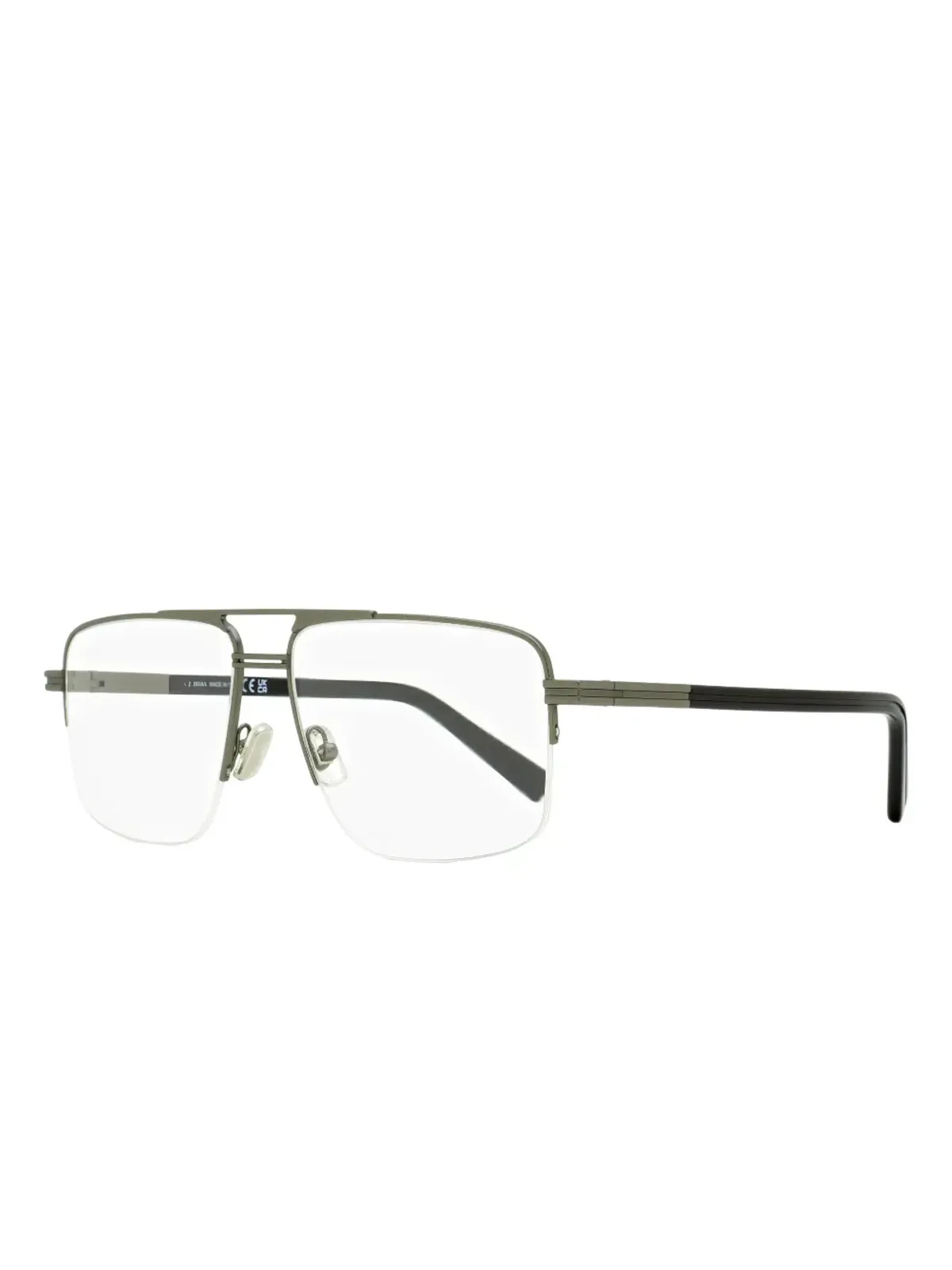 Zegna 5274 オプティカルフレーム - シルバー - 画像2