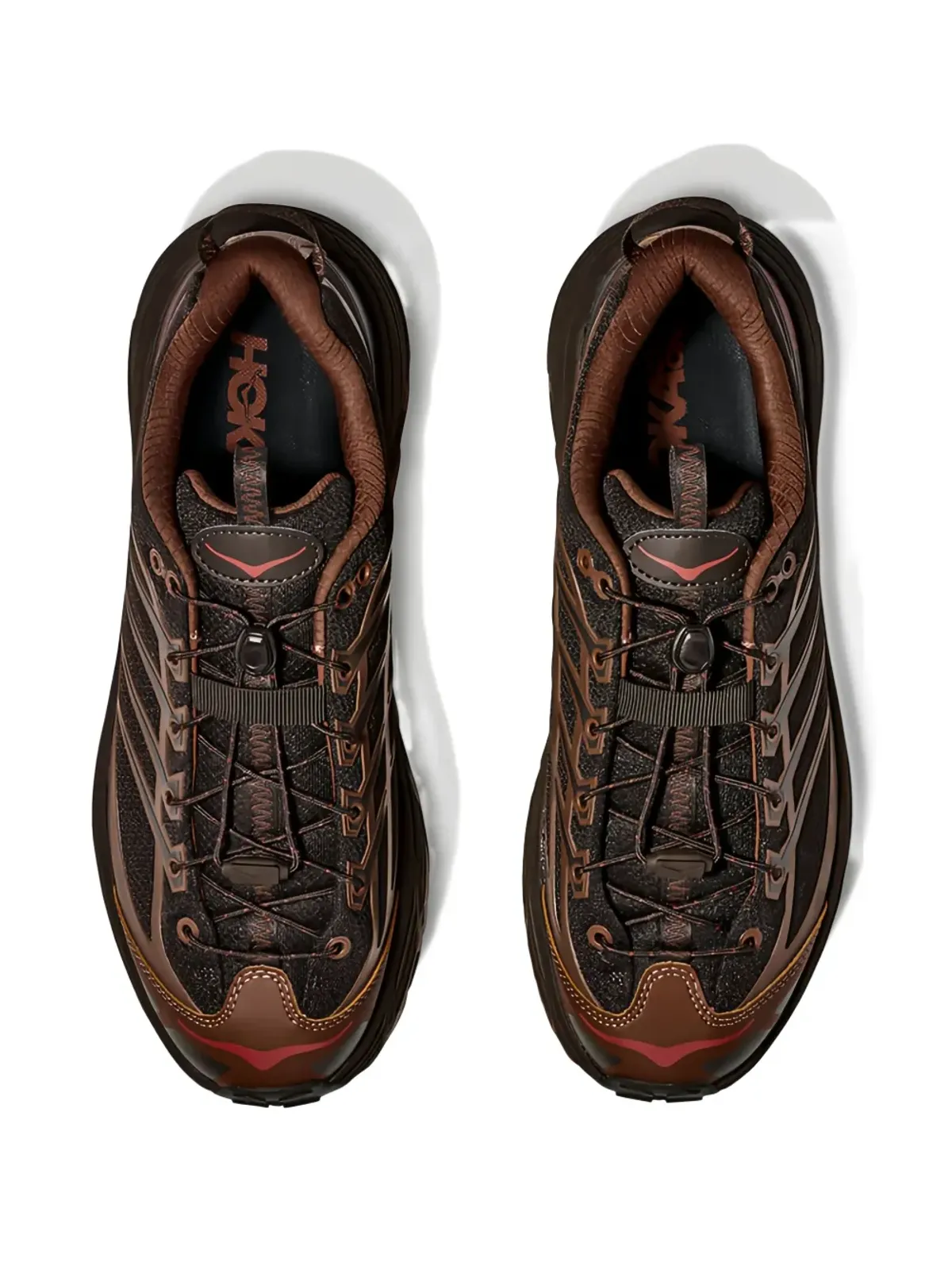 HOKA Mafate Three2 スニーカー ブラウン - 画像2