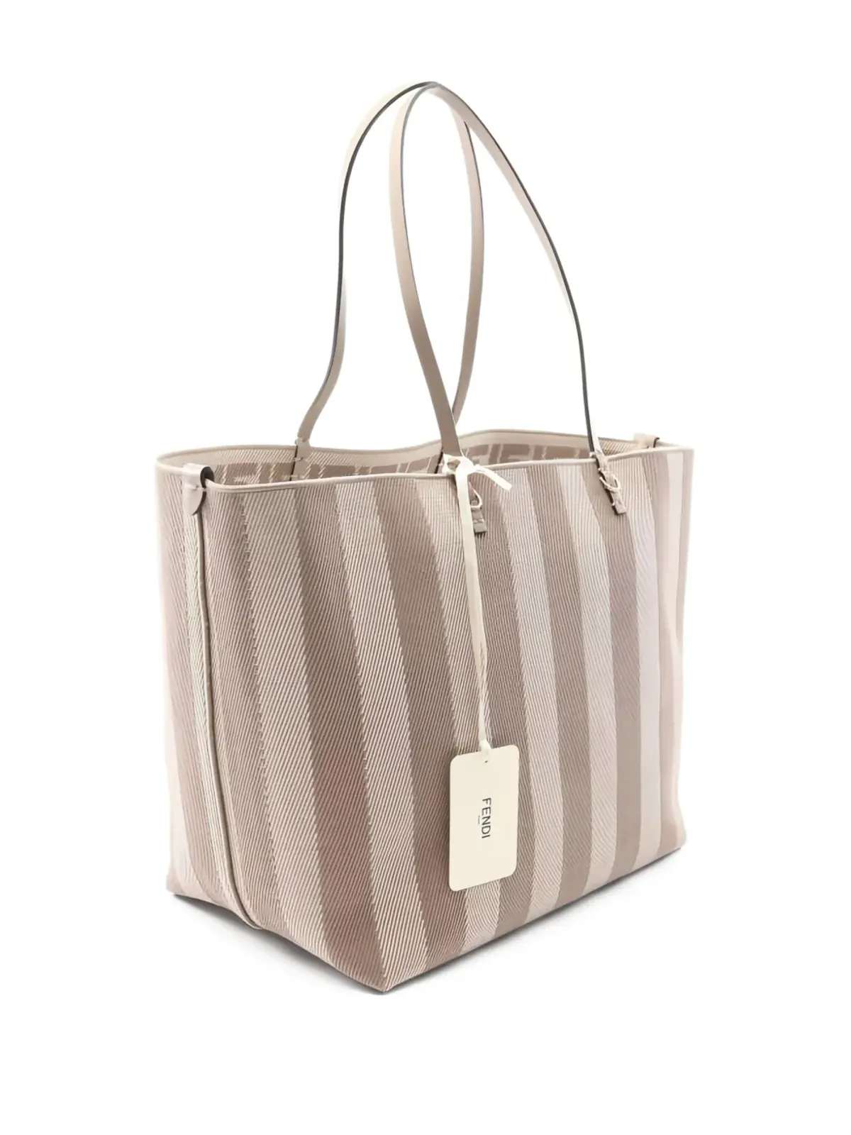 Fendi Pre-Owned ストライプ柄トートバッグ - 画像1