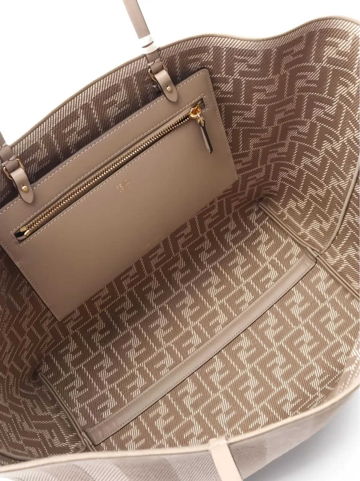Fendi Pre-Owned ストライプ柄トートバッグ - 画像3