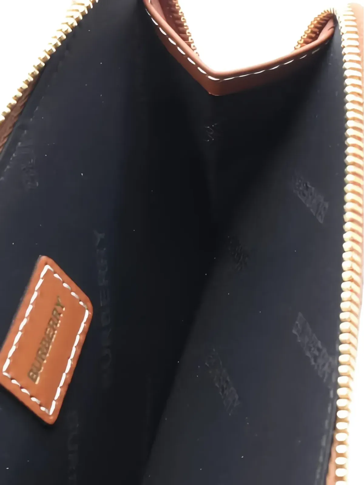 Burberry Pre-Owned チェック柄レザー カードケース - ブラウン - 画像3