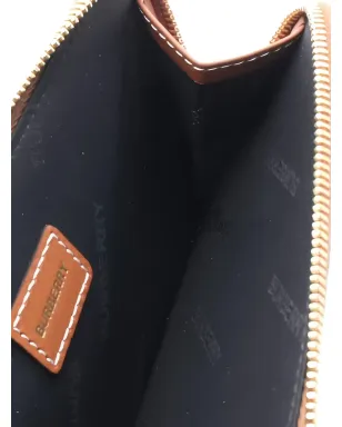 Burberry Pre-Owned チェック柄レザー カードケース - ブラウン - サムネイル3