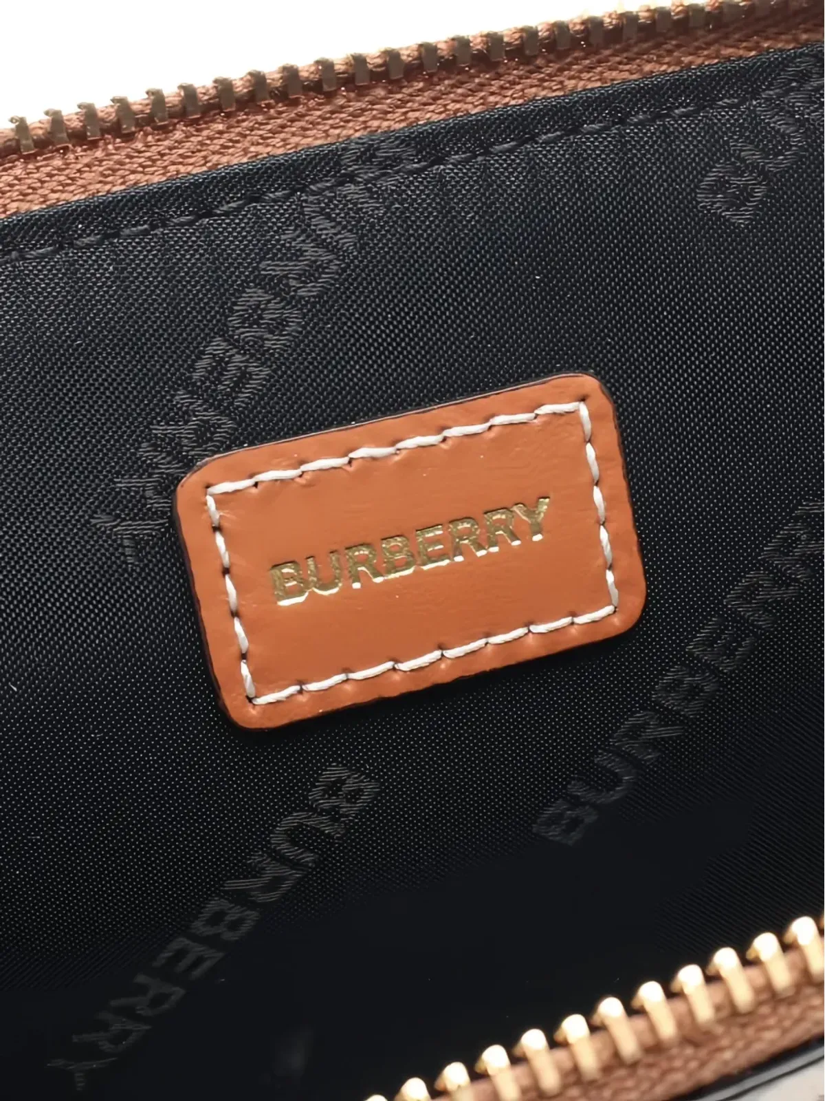 Burberry Pre-Owned チェック柄レザー カードケース - ブラウン - 画像4