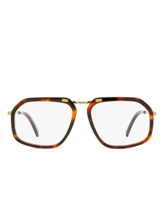 ZEGNA Zegna レクタンギュラー・シングルブリッジ眼鏡の商品画像