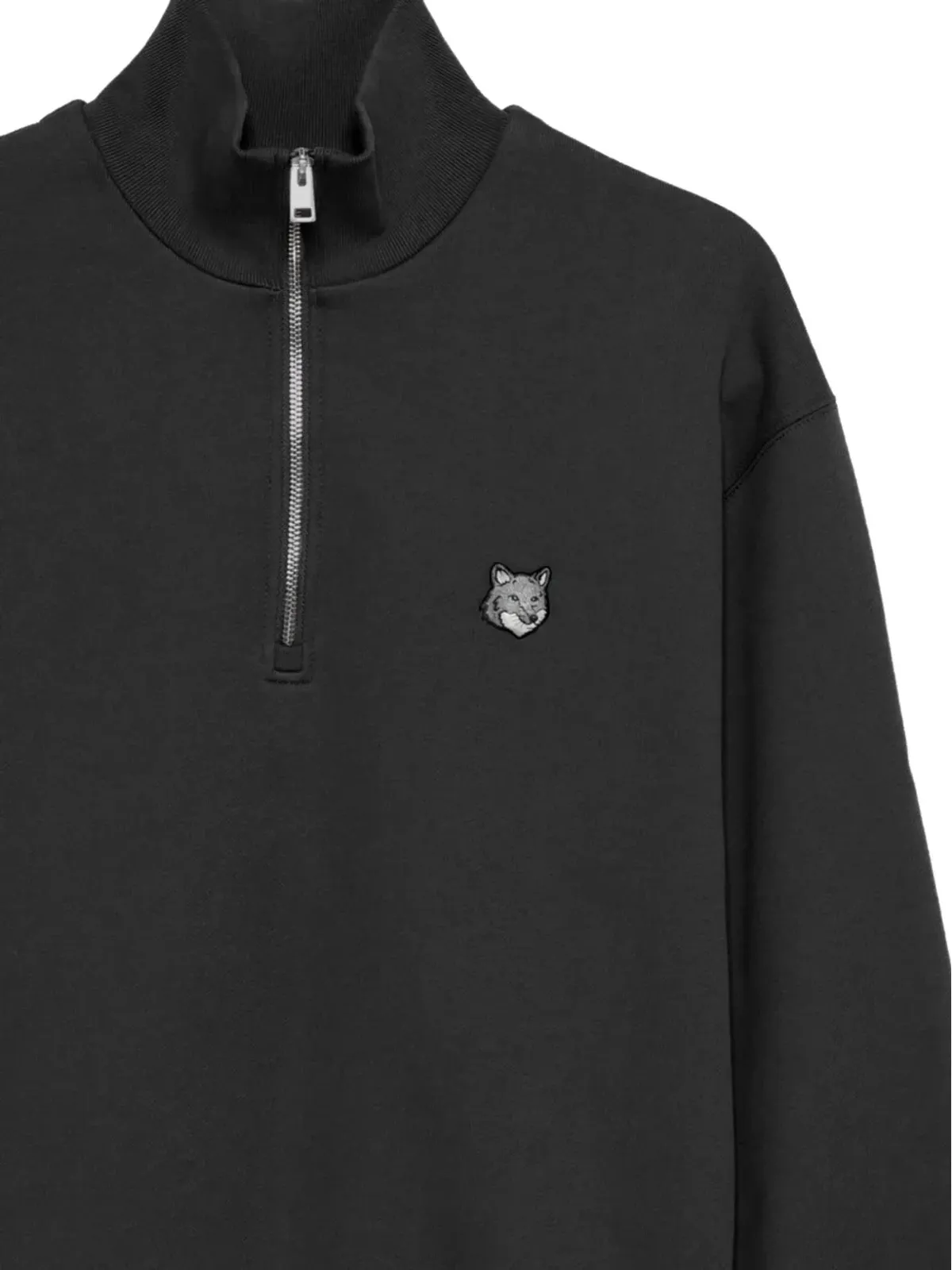 Maison Kitsuné ジップアップ フォックスヘッド スウェットシャツ - 画像3