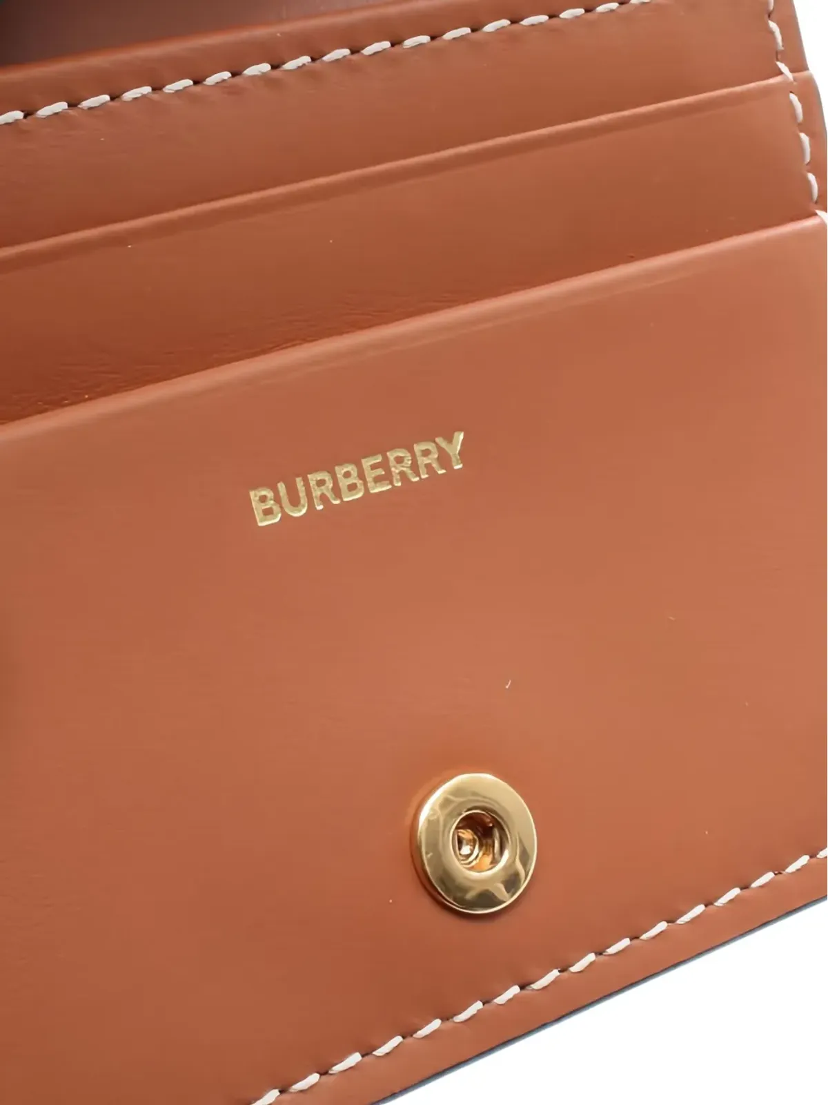 Burberry Pre-Owned チェック柄ビーフォールドウォレット - 画像3