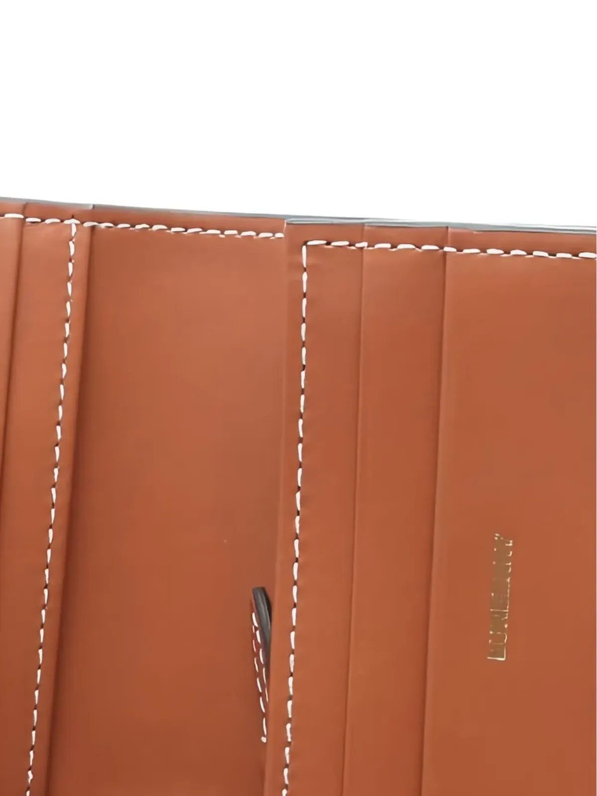 Burberry Pre-Owned チェック柄ビーフォールドウォレット - 画像4