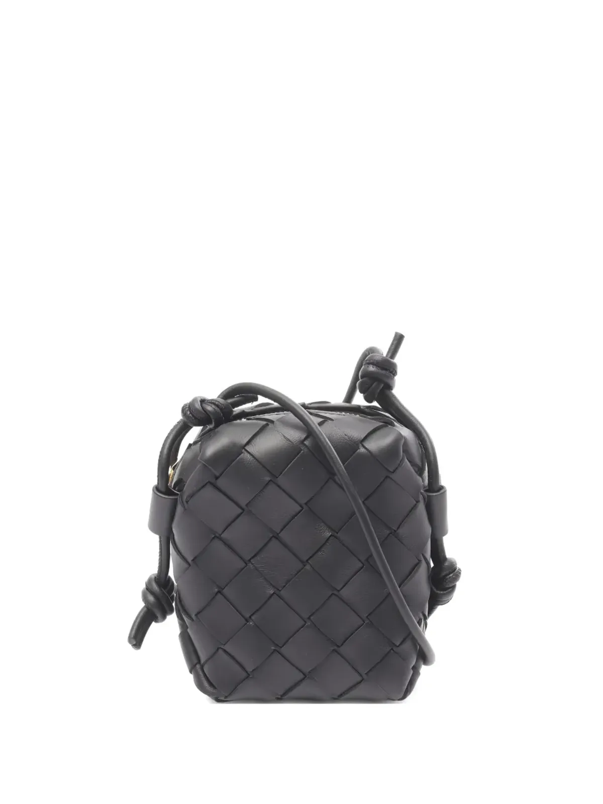Bottega Veneta ビンテージ イントレチャートレザーショルダーバッグ - 画像1