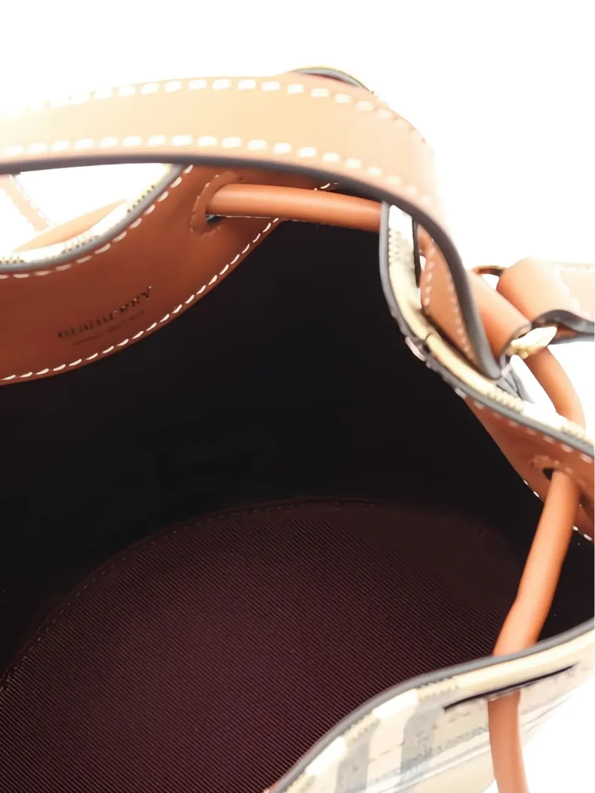 Burberry Pre-Owned 2020s チェック バケットバッグ - 画像3