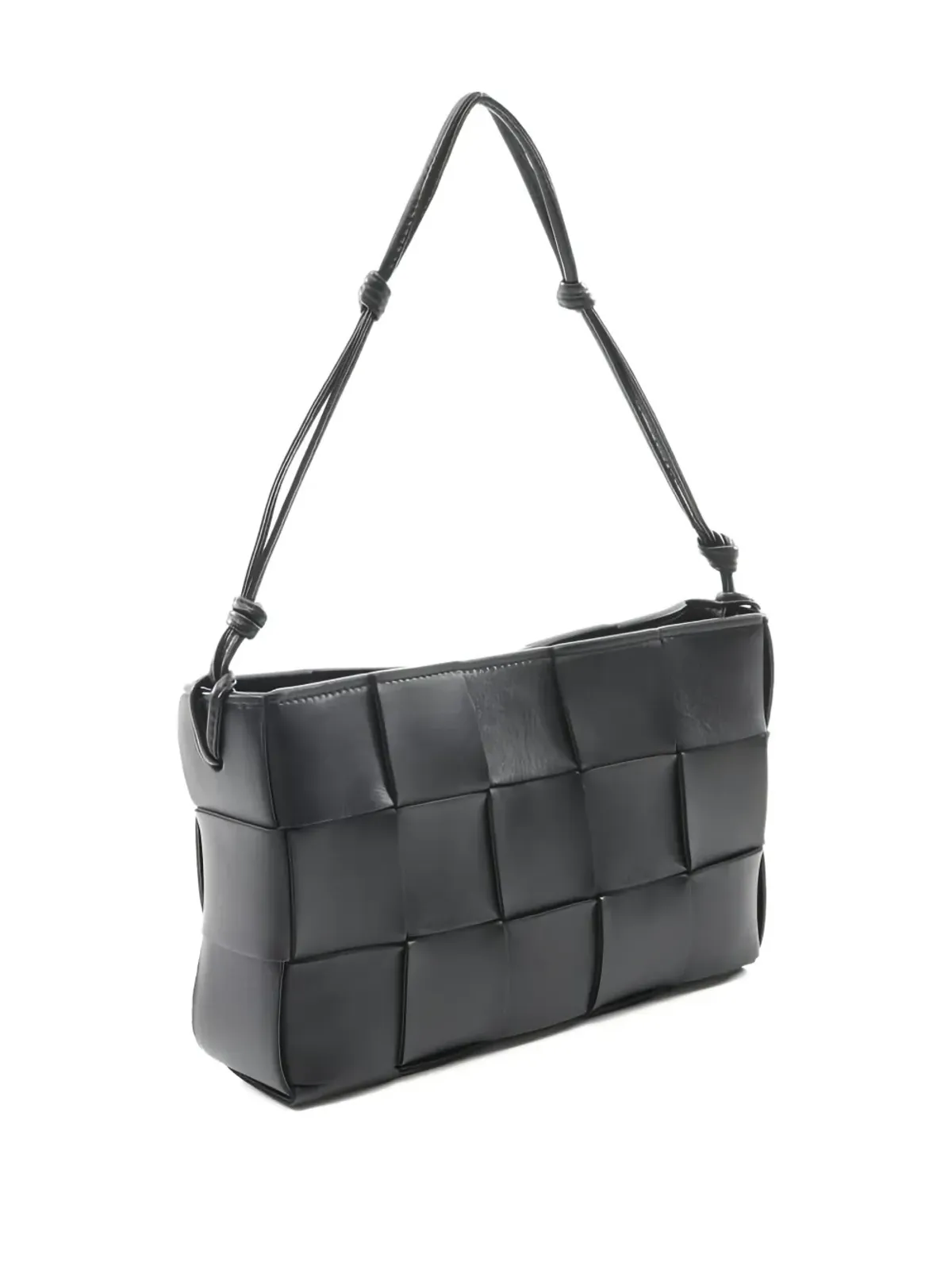 Bottega Veneta Pre-Owned イントレッチァート カセット ハンドバッグ ブラック - 画像2