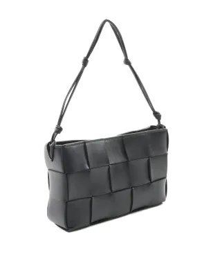Bottega Veneta Pre-Owned イントレッチァート カセット ハンドバッグ ブラック - サムネイル2