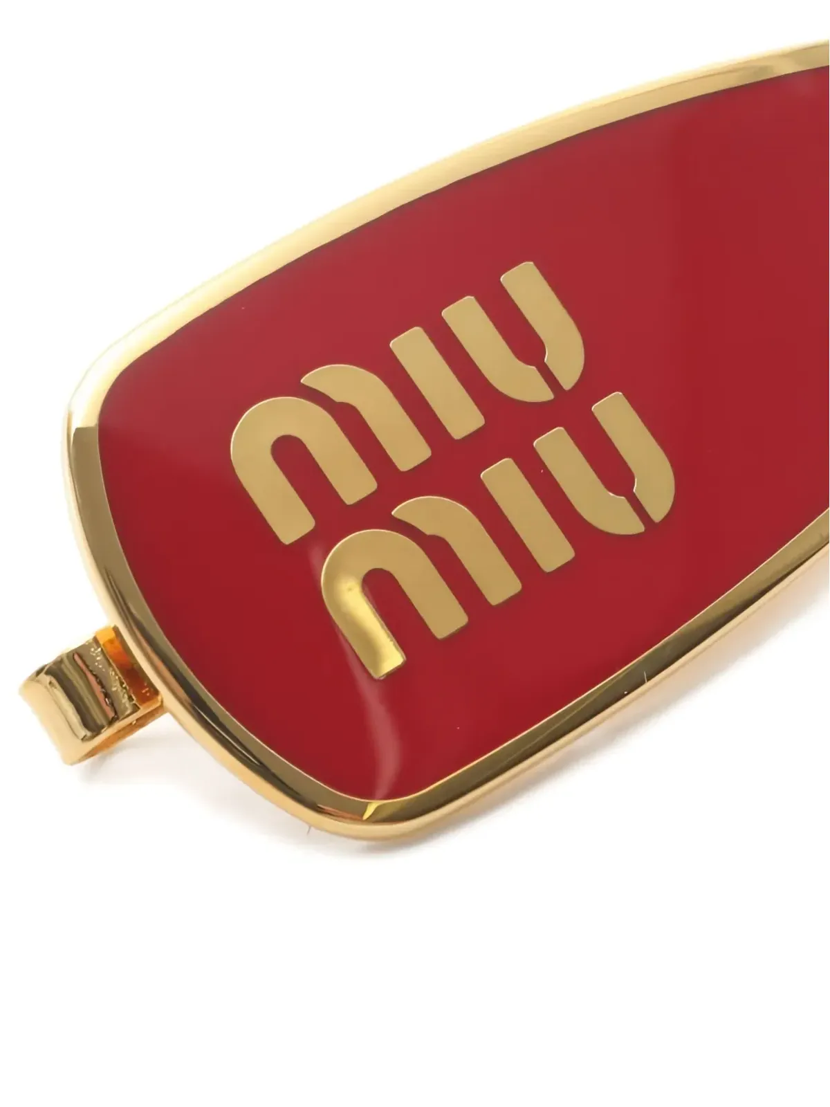 Miu Miu Pre-Owned ロゴヘアピン - 画像3