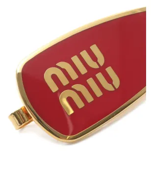 Miu Miu Pre-Owned ロゴヘアピン - サムネイル3