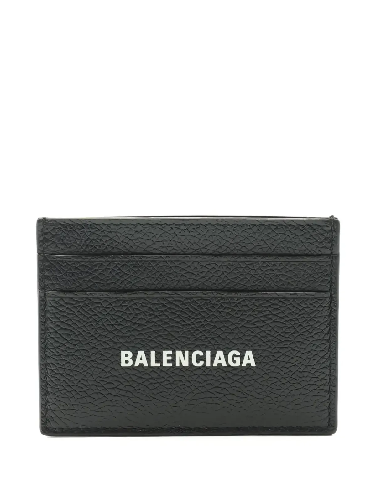 Balenciaga ビンテージ ロゴディテール レザー カードホルダー - 画像1
