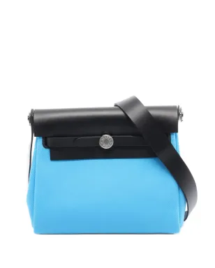 Hermès Pre-Owned ミニ Herbag ジップショルダーバッグ - ブルー - サムネイル1