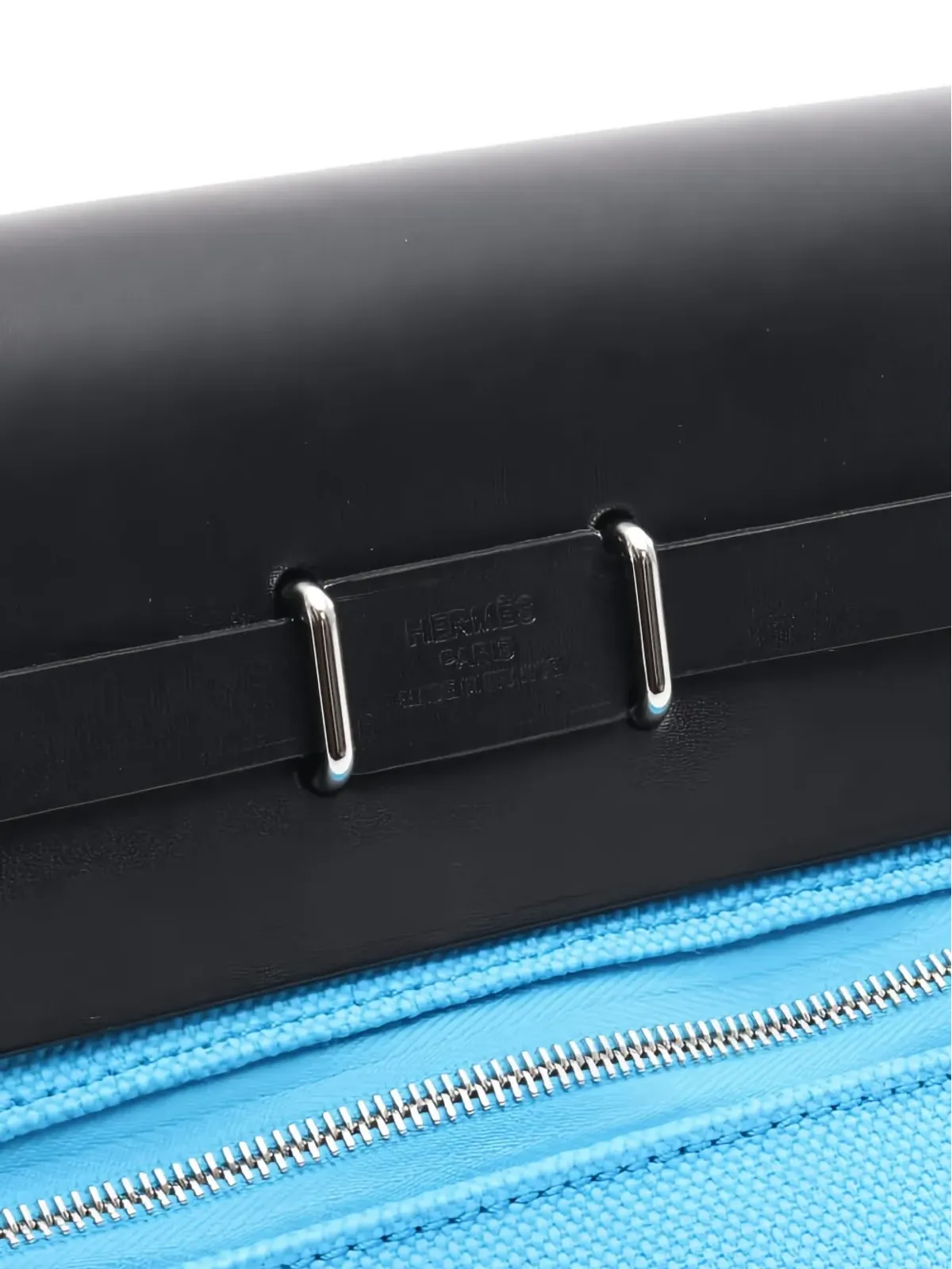 Hermès Pre-Owned ミニ Herbag ジップショルダーバッグ - ブルー - 画像4