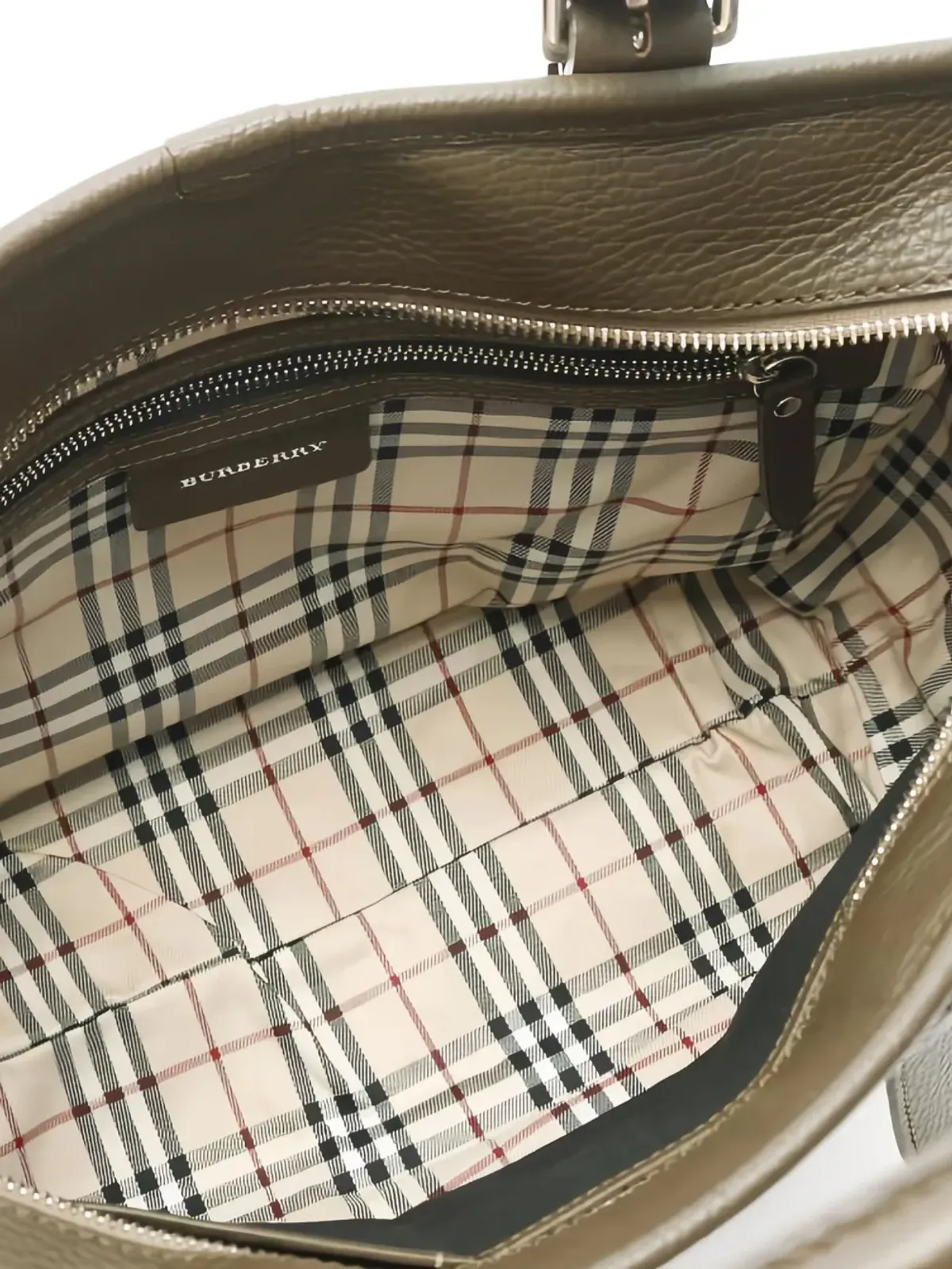 Burberry Pre-Owned レザー トートバッグ - グリーン - 画像5