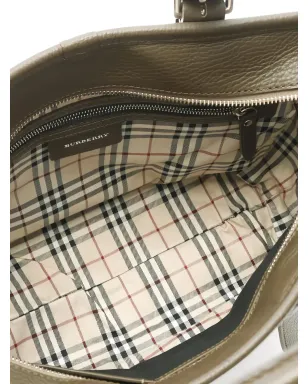 Burberry Pre-Owned レザー トートバッグ - グリーン - サムネイル5