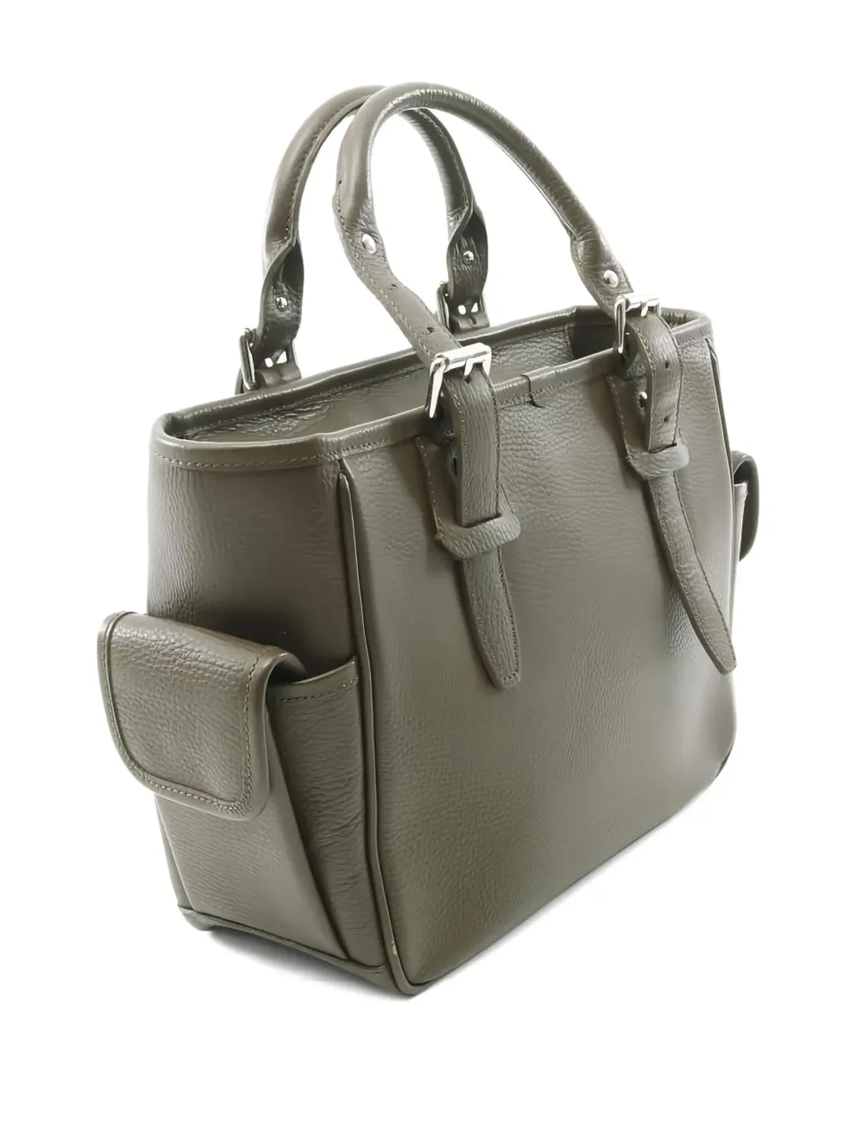 Burberry Pre-Owned レザー トートバッグ - グリーン - 画像2