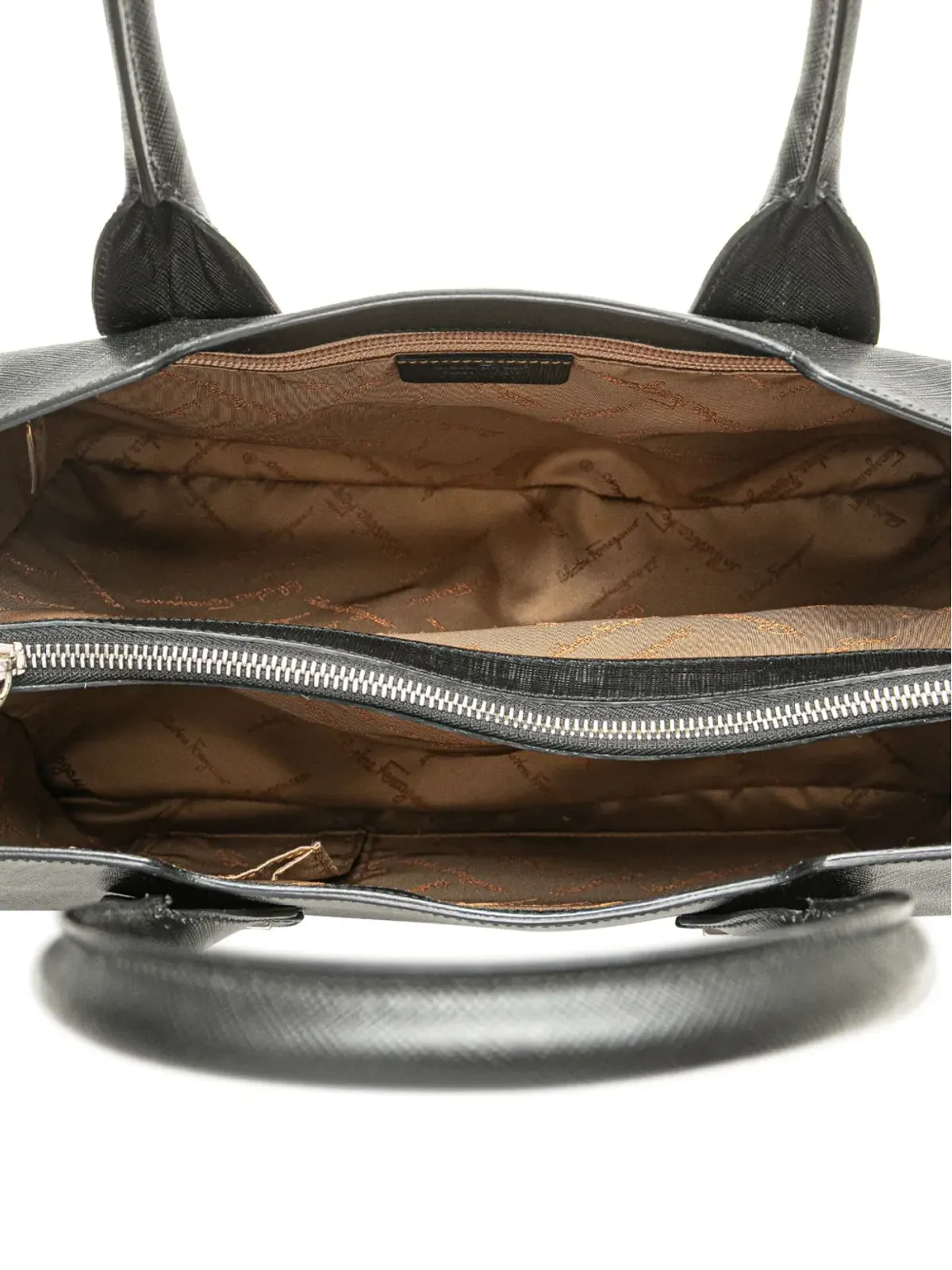 Ferragamo Pre-Owned レザー ダブル・ガンチーニ トートバッグ - ブラック - 画像5