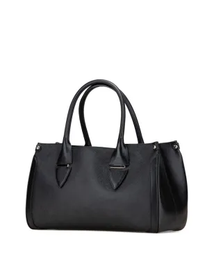 Ferragamo Pre-Owned レザー ダブル・ガンチーニ トートバッグ - ブラック - サムネイル3