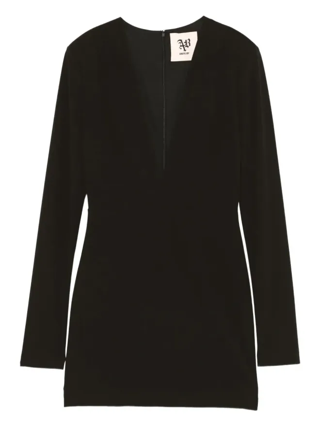 Aniye By Aniye By V-neck mini dress - Blackの商品画像