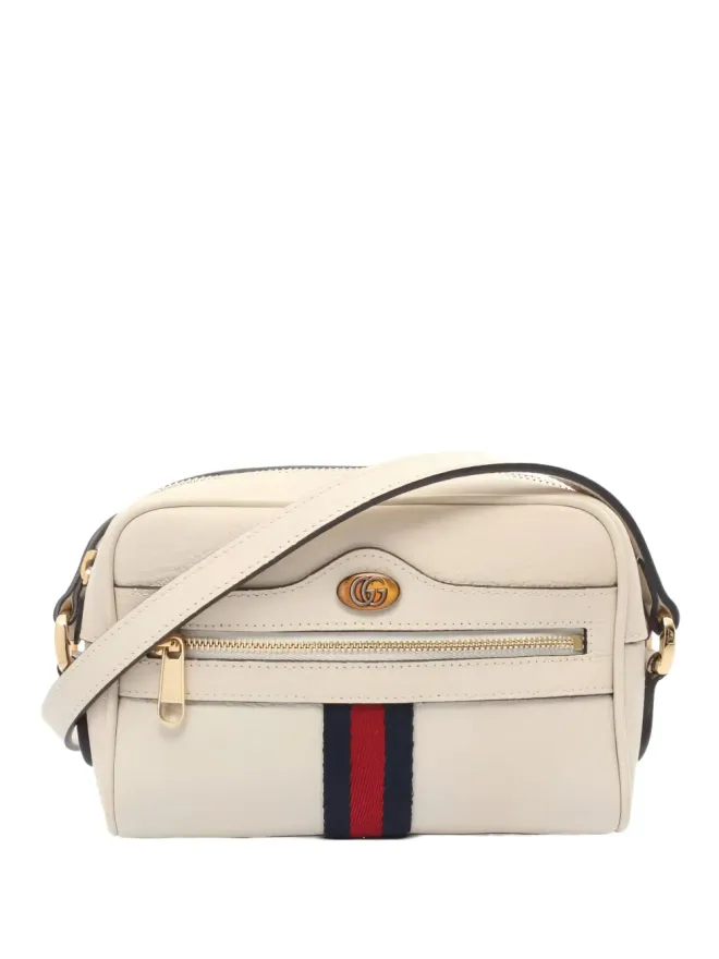 Gucci Pre-Owned Gucci Pre-Owned オフィディア レザーショルダーバッグ - ホワイトの商品画像