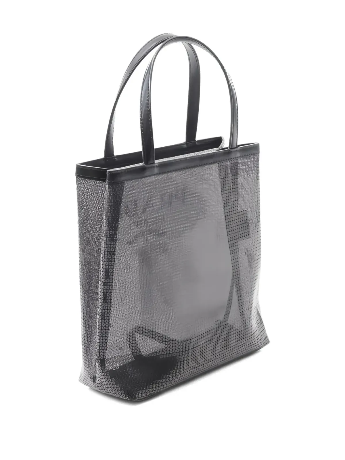 Prada Pre-Owned スパンコール装飾トートバッグ - ブラック - 画像2