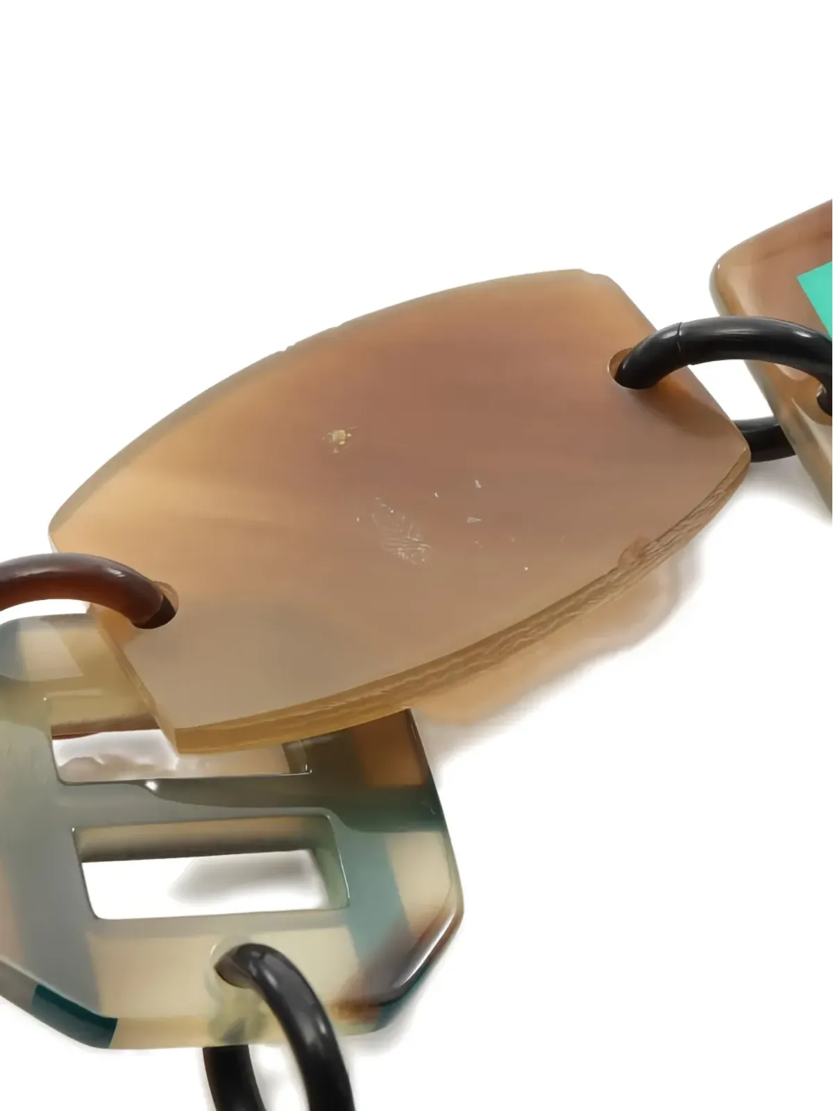 Hermès Pre-Owned ジオメトリックネックレス - 画像4