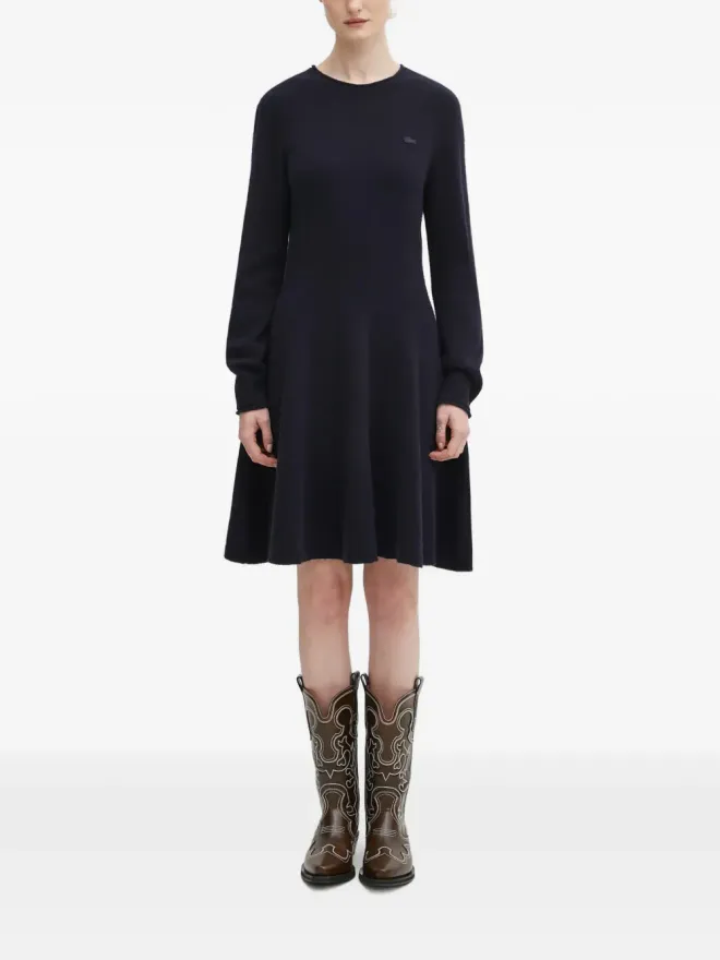 Lacoste Lacoste 長袖ロゴ入りミニドレス - Blueの商品画像
