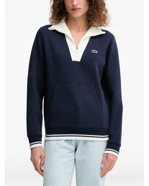 Lacoste ヘリテージ テニス クォータジップ スウェットシャツ - サムネイル1
