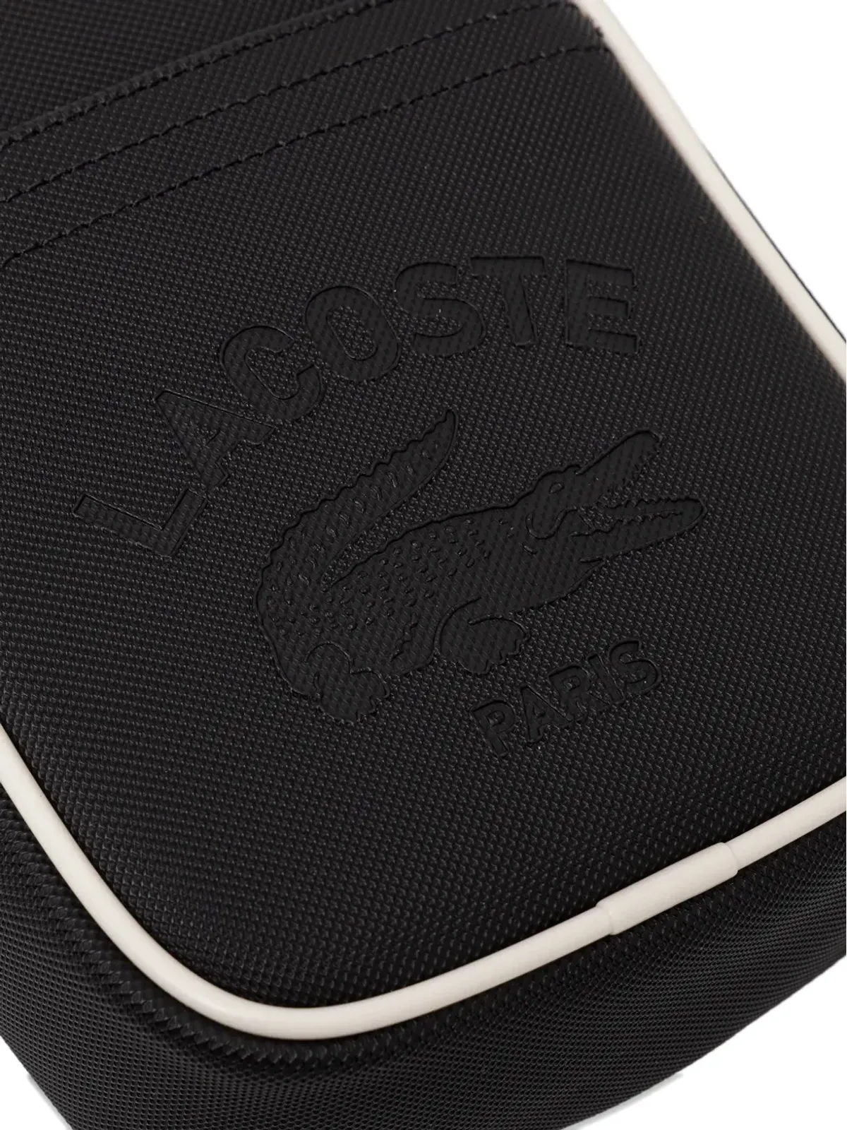 Lacoste ロゴエンボス入りトリム クロスボディバッグ - 画像4