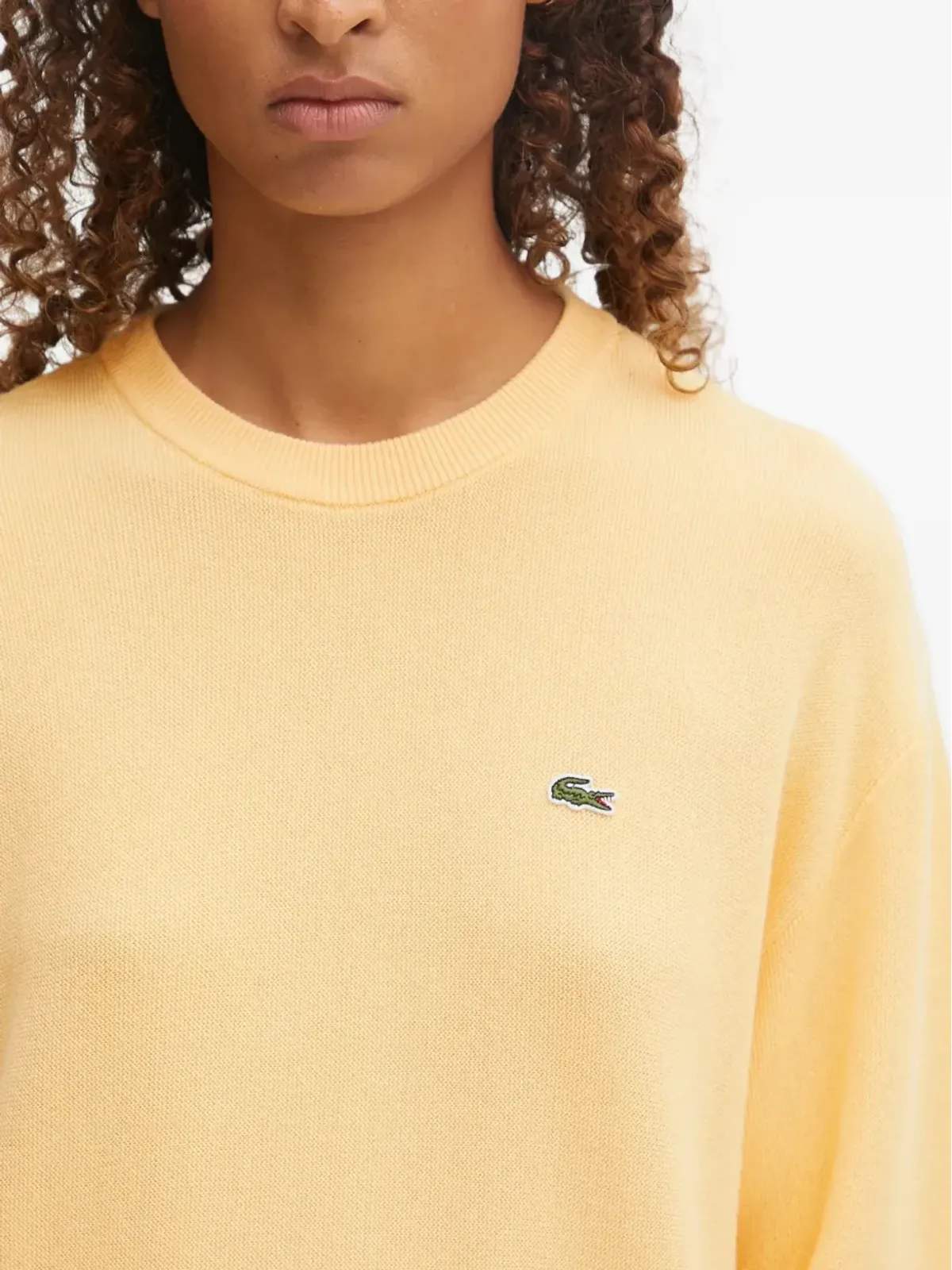 Lacoste ロゴ クルーネックセーター - 画像4