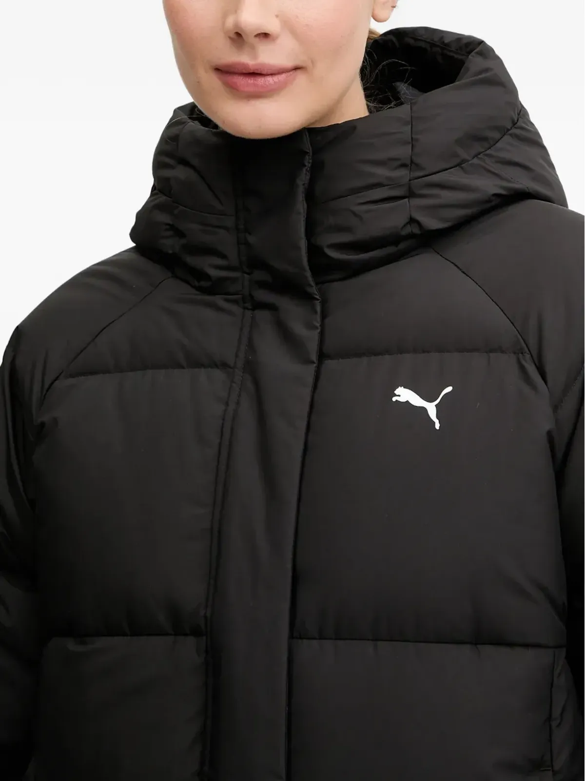 PUMA hooded logo-detail jacket - Black - 画像5