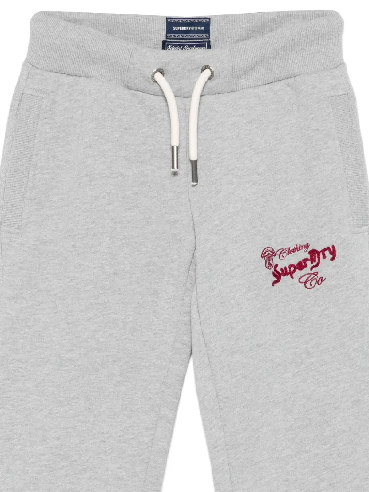 Superdry ロゴ刺繍トラックパンツ - グレー - 画像3