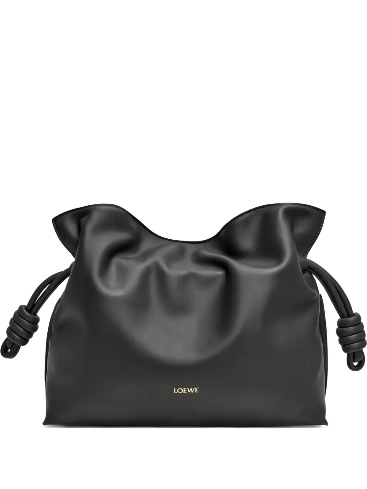 LOEWE フラメンコ ノットクラッチバッグ - ブラック - 画像1