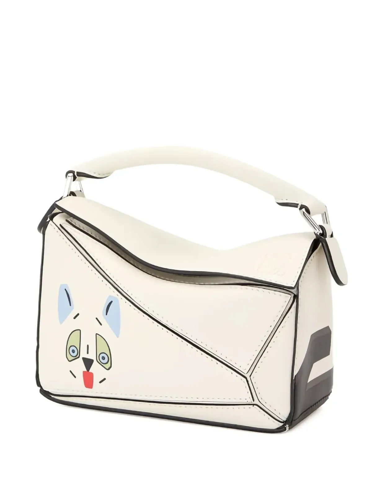 LOEWE ミニ Puzzle Futurist Cat トートバッグ - 画像1