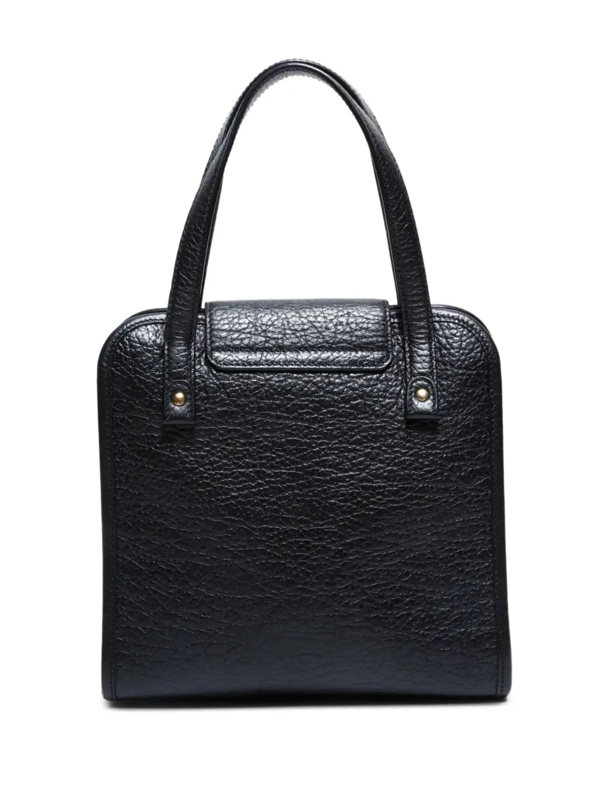 Ferragamo Pre-Owned ミニ ガンチーニバックル ツーウェイ ハンドバッグ - ブラック - 画像2