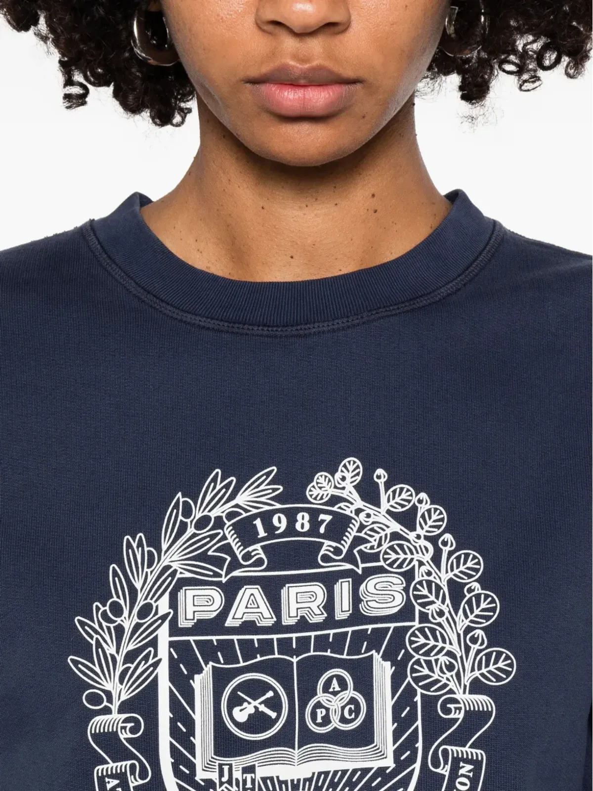 A.P.C. グラフィックプリント スウェットシャツ - 画像5