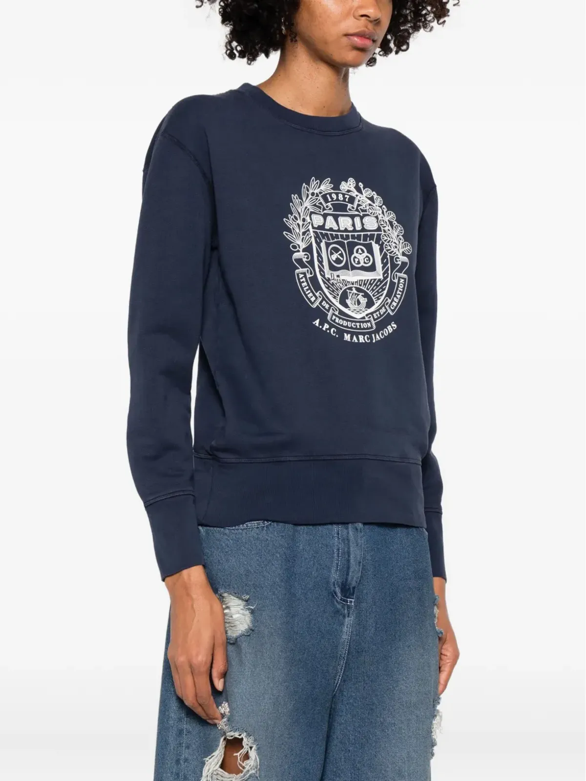 A.P.C. グラフィックプリント スウェットシャツ - 画像3