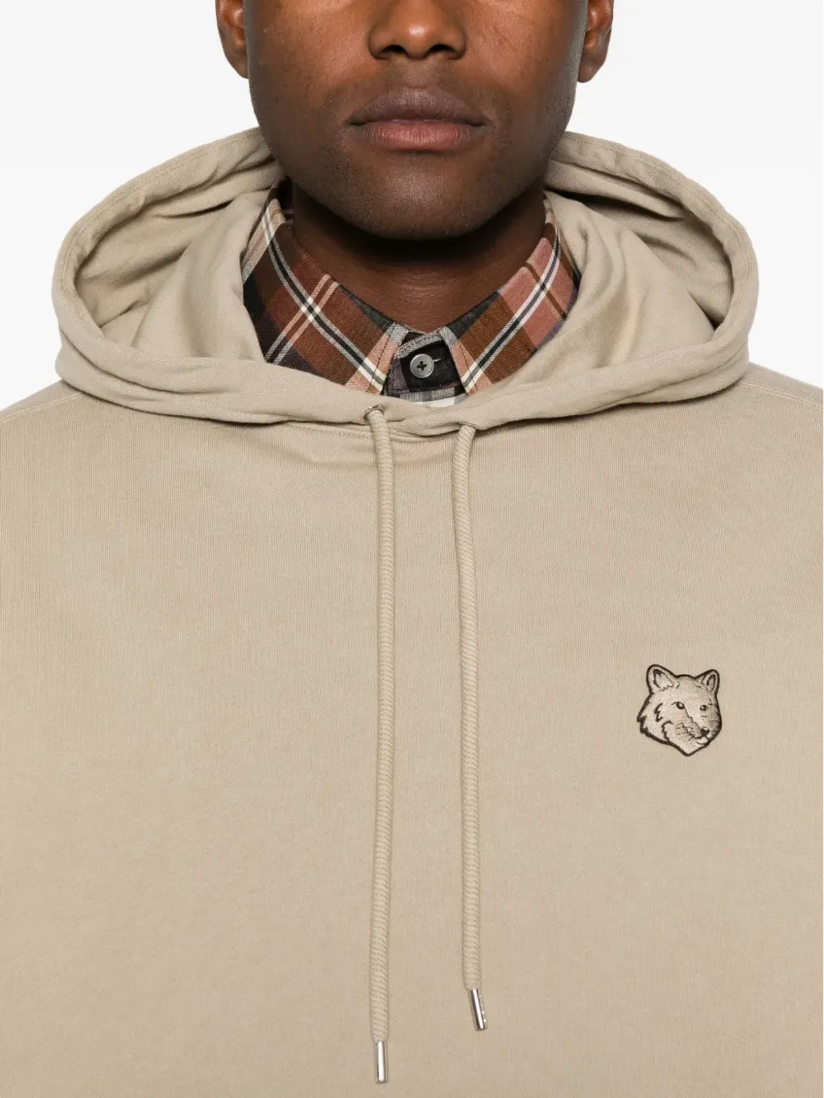Maison Kitsuné ドローストリング・フォックスモチーフ・フーディ - 画像5