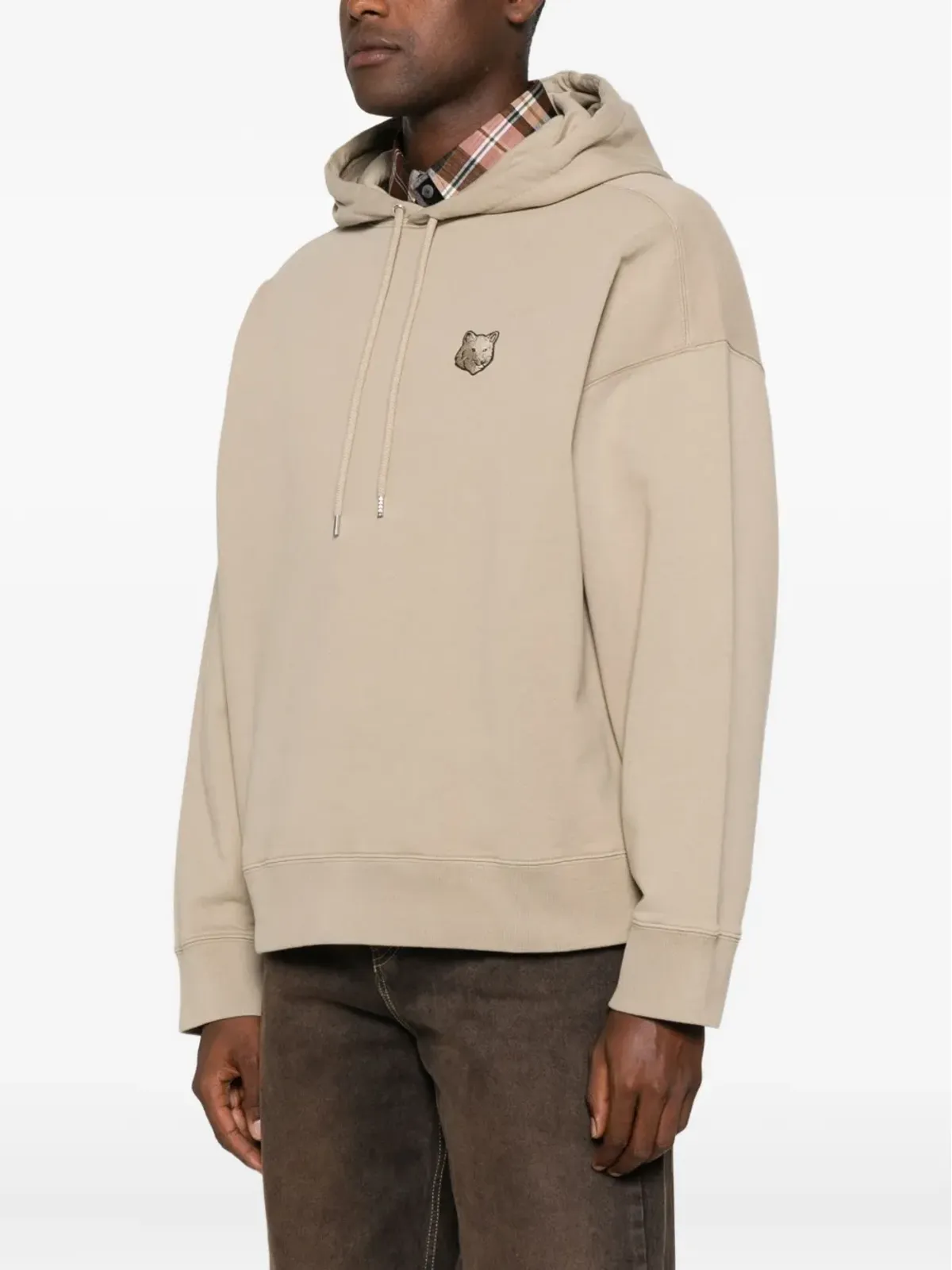 Maison Kitsuné ドローストリング・フォックスモチーフ・フーディ - 画像3